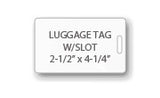 Luggage Tag Size Laminating Pouch w/Slot