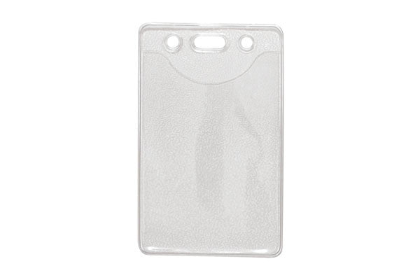 Clear Vinyl ID Badge Holder Free Shipping Vertical 